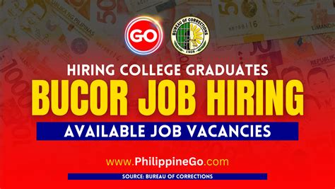 BuCor Recruitment Cycle 2024: Accepting Applications Nationwide.